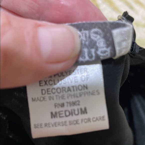 Leopard trim, satin slipped dress or nightgown - Picture 6 of 7